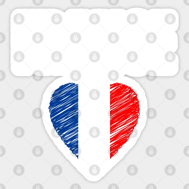 France flag, french flag Sticker by eka123